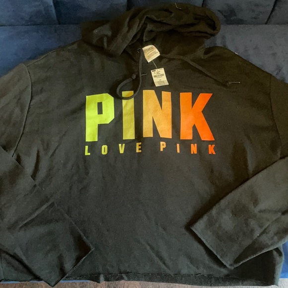 NWT VS PINK Cropped Hoodie